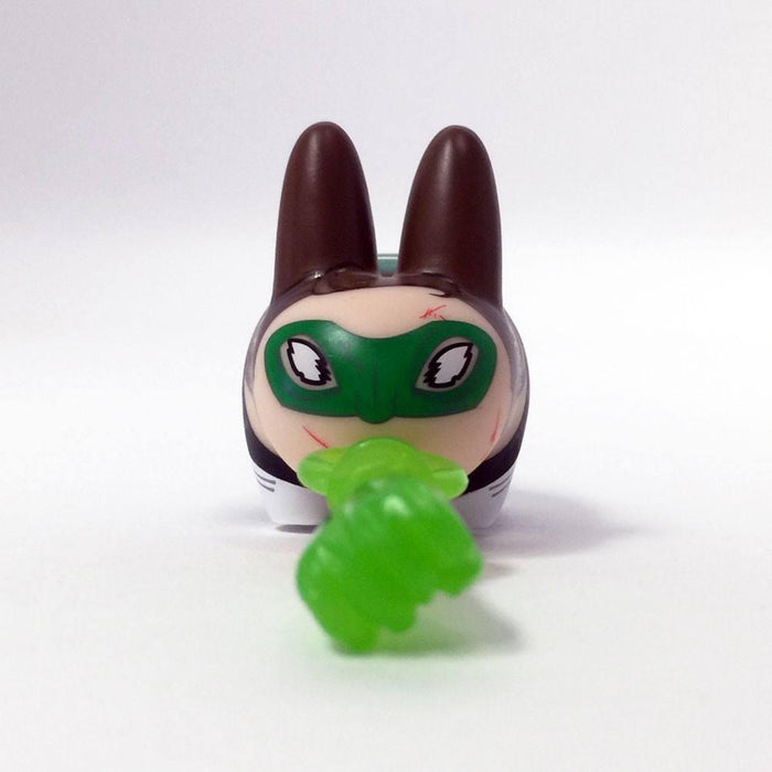 Green Lantern DC Labbit vinyl figure by Warner Bros., 2.5-inch collectible toy with detailed green lantern design.