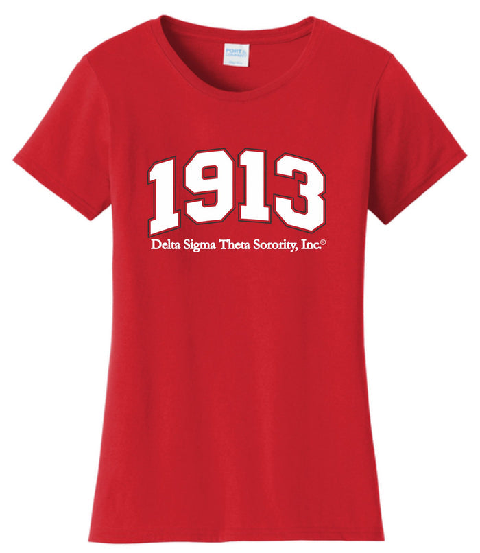 Delta Printed Date Tee
