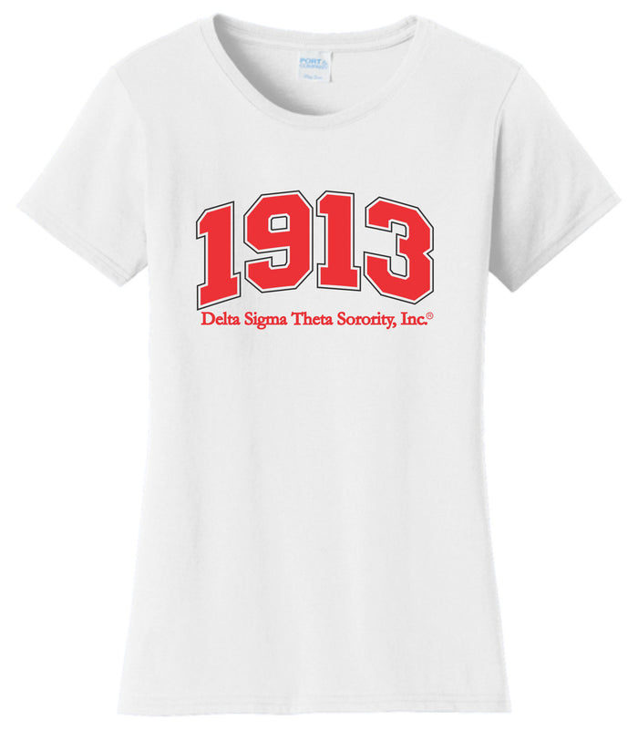 Delta Printed Date Tee