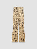 Multicolour Dijon Printed Crinkle Trousers - Joseph