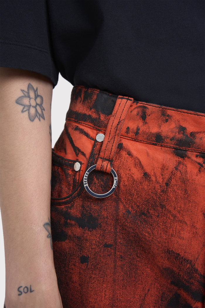 ÉTUDES DISTRICT DYED PAINT ORANGE TROUSERS 5