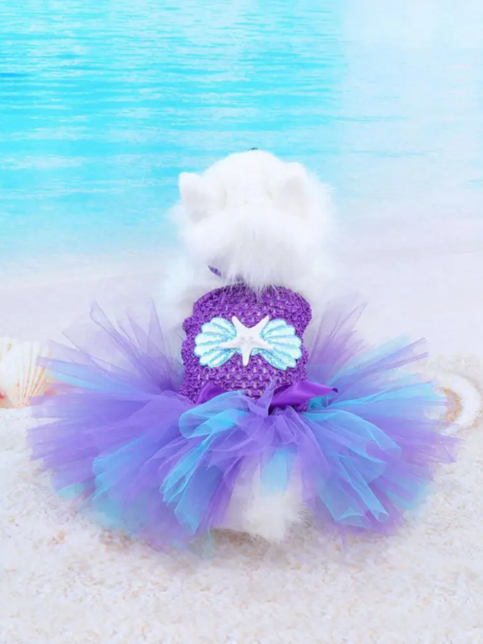 Dog Mermaid CuteTutu Dress Halloween Costume Mia Belle Girls