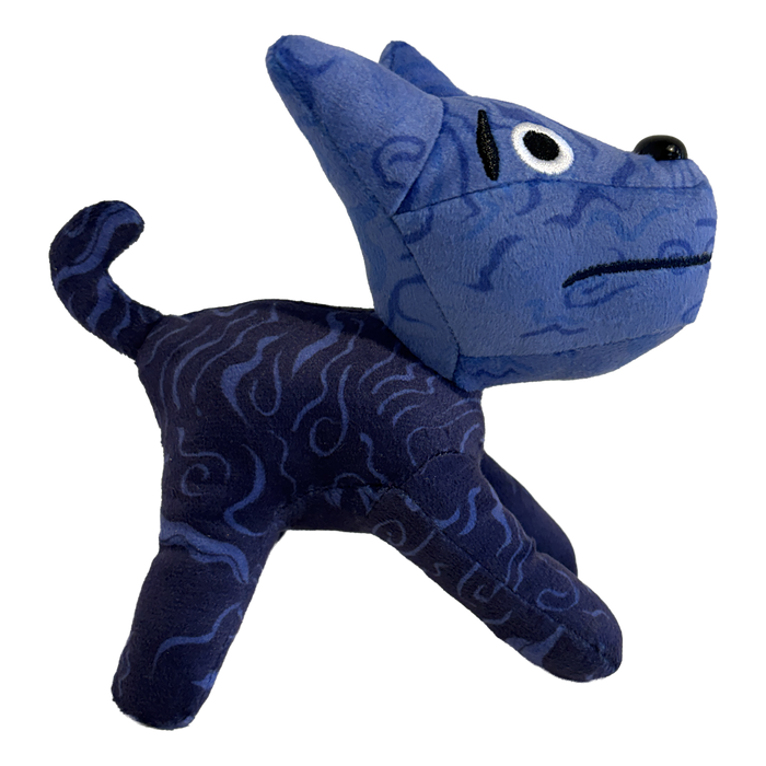 Blue James Marriott dog plush toy