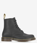 Dr. Martens 1460 Greasy Leather 8-Eye Boot - Black Greasy