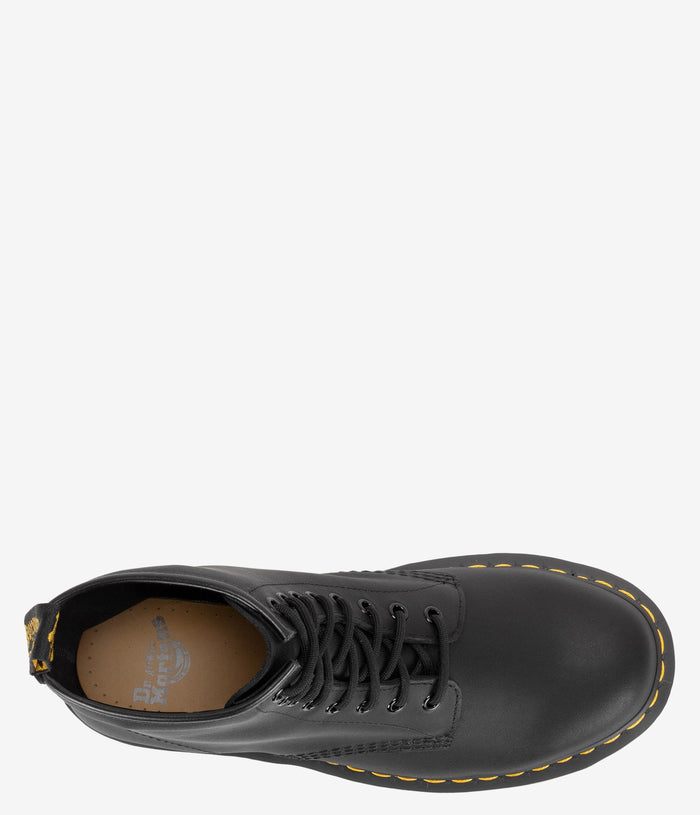 Dr. Martens 1460 Greasy Leather 8-Eye Boot - Black Greasy
