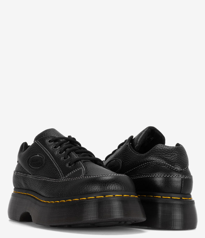 Dr. Martens Buzz 5-Eye Leather Shoes - Black Nappa Leather