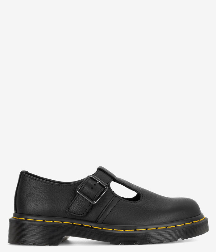 Dr. Martens Polley Soft Ambassador Leather Mary Jane Shoes - Black