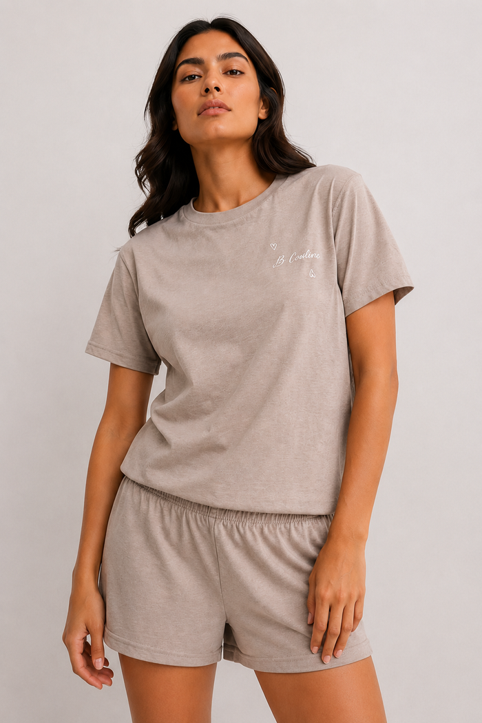 Dreamy Cotton Pyjama Set - Olive