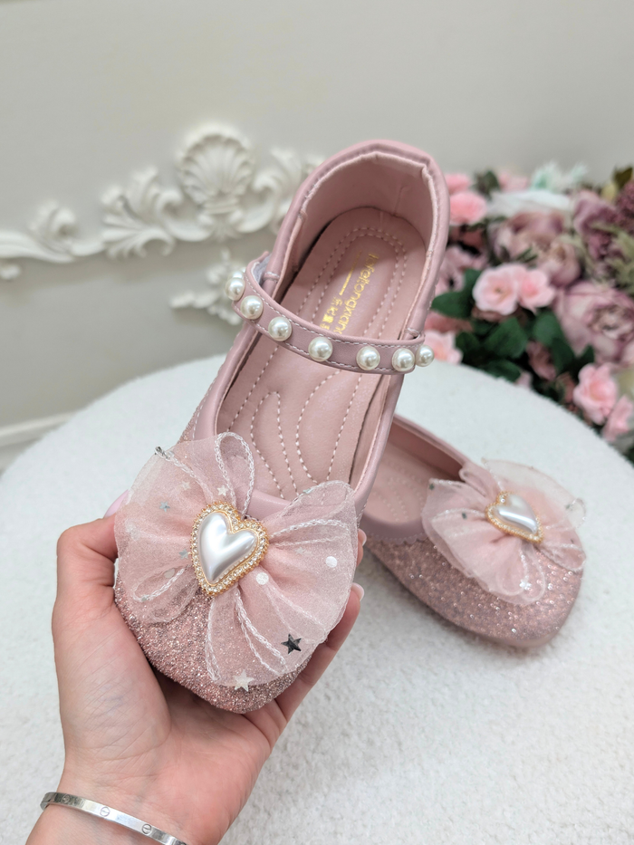 Dress Up Doll Tulle Bow Mary Jane Shoes By Liv and Mia Mia Belle Girls