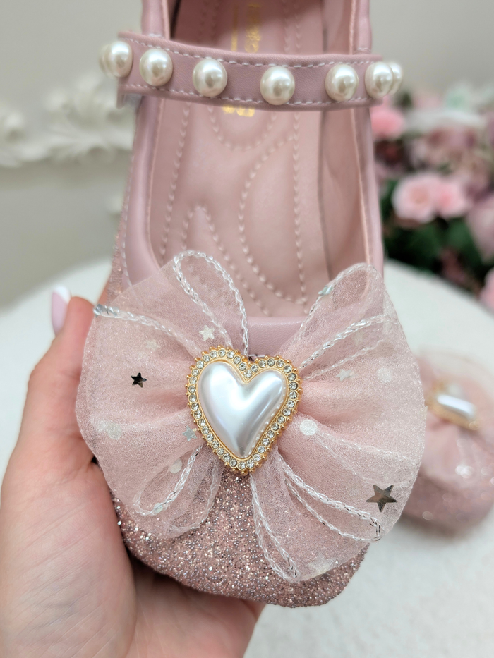 Dress Up Doll Tulle Bow Mary Jane Shoes By Liv and Mia Mia Belle Girls