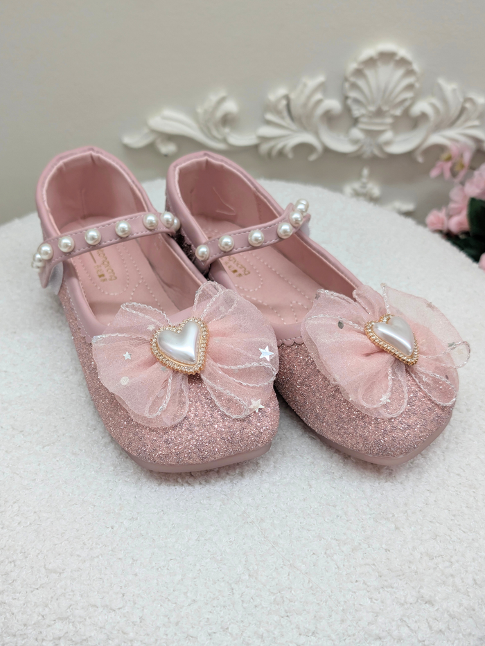Dress Up Doll Tulle Bow Mary Jane Shoes By Liv and Mia Mia Belle Girls