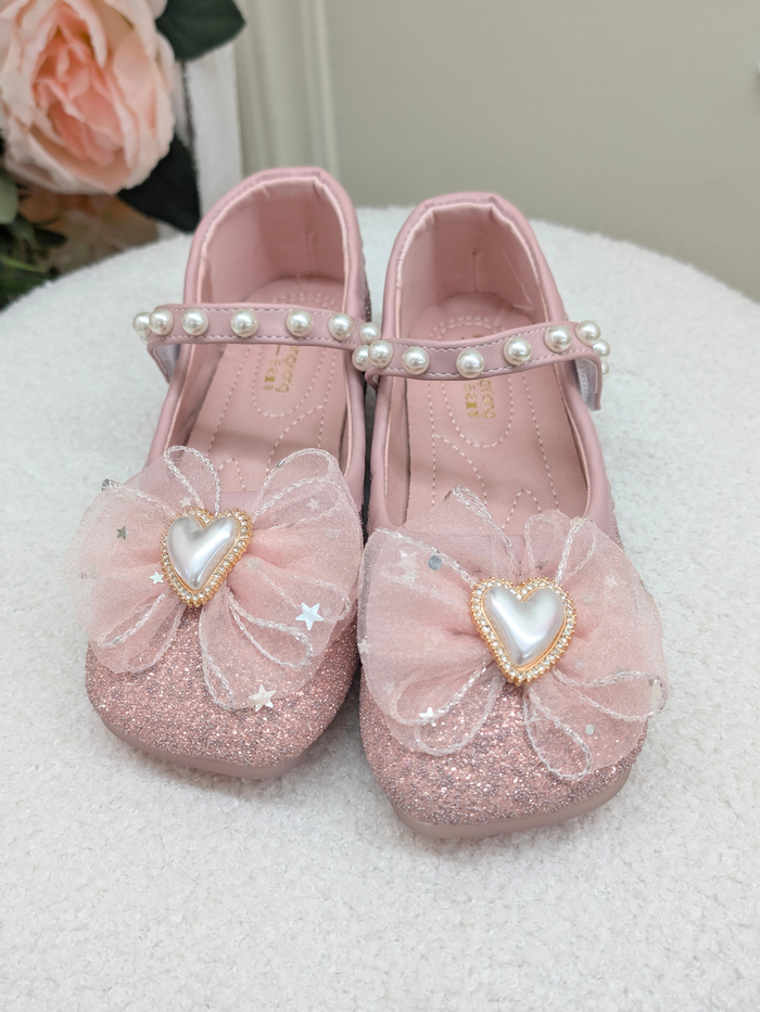 Dress Up Doll Tulle Bow Mary Jane Shoes By Liv and Mia Mia Belle Girls
