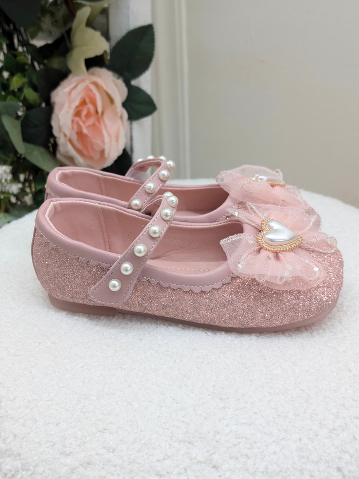 Dress Up Doll Tulle Bow Mary Jane Shoes By Liv and Mia Mia Belle Girls