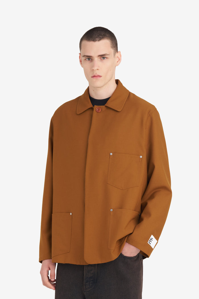 ETUDES STUDIO DRESSED UP WORKER JACKET CAMEL 2