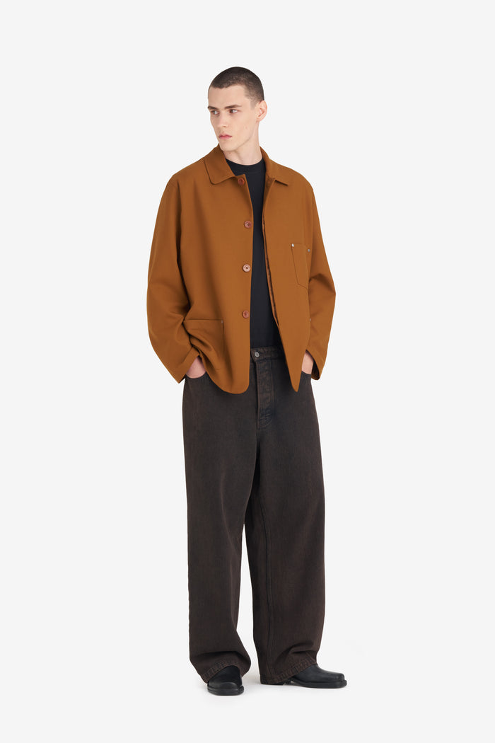 ETUDES STUDIO DRESSED UP WORKER JACKET CAMEL 4