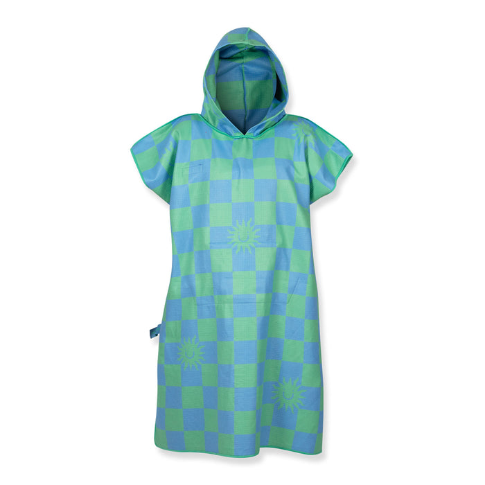 DT26 | Checked Out Jade Poncho Towel