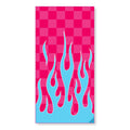 DT26 | Checkered Flame Beach Towel