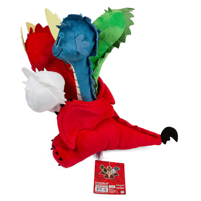 Dungeons & Dragons 16-inch Tiamat plush toy featuring vibrant colors and detailed dragon design, soft and cuddly for fans and collectors.