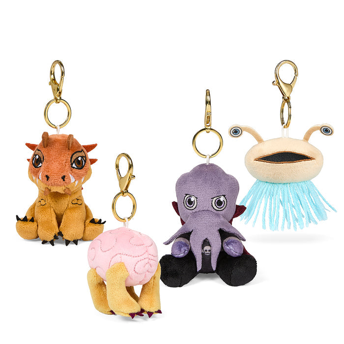 Dungeons & Dragons 3-inch plush collectible charm featuring fantasy character from Wave 3, soft and detailed plush toy.