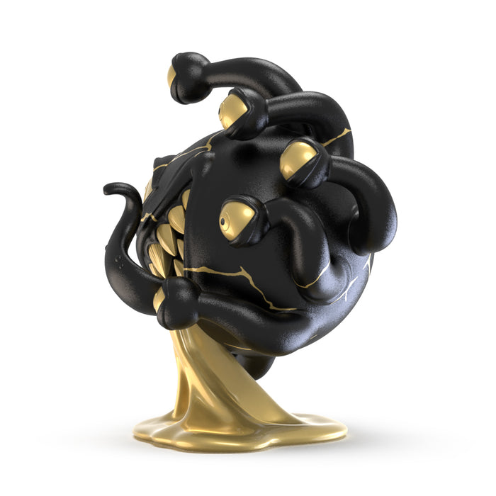 Dungeons & Dragons Beholder 7-inch resin art figure, 50th Anniversary Edition, featuring detailed monster design by Kidrobot.