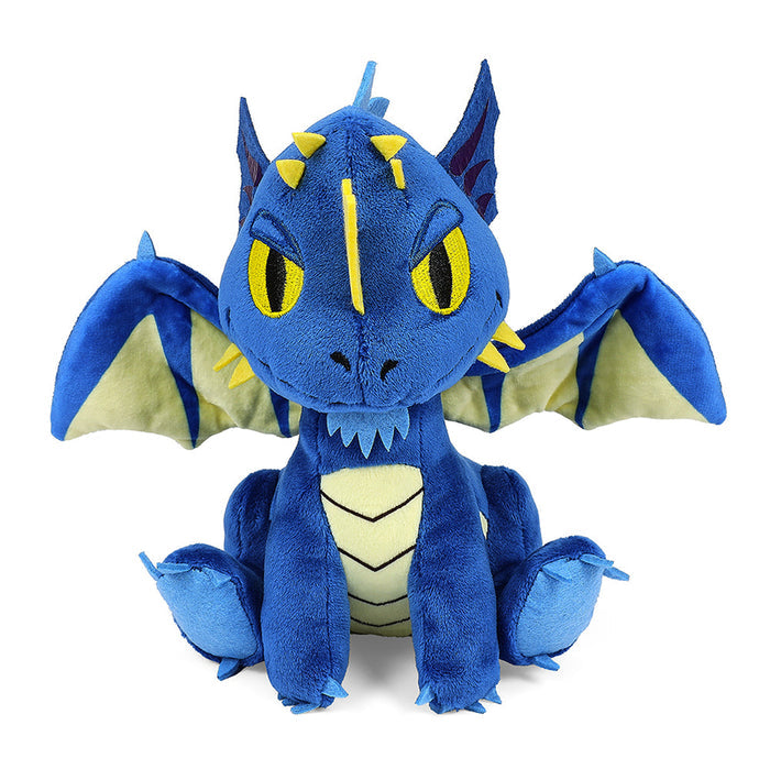 Dungeons & Dragons Blue Dragon Phunny Plush by Kidrobot, soft blue dragon plush toy with detailed features and vibrant colors.