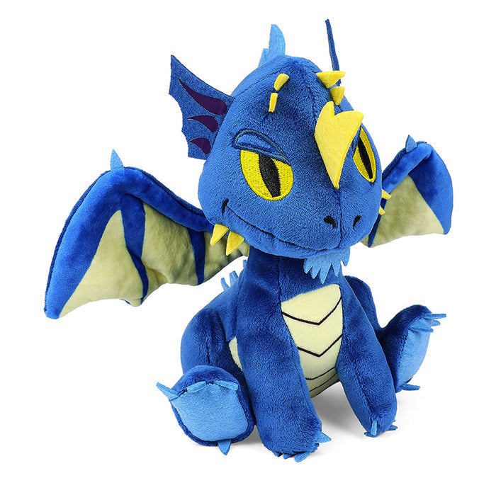 Dungeons & Dragons Blue Dragon Phunny Plush by Kidrobot, soft and detailed plush toy of a blue dragon from the fantasy game.