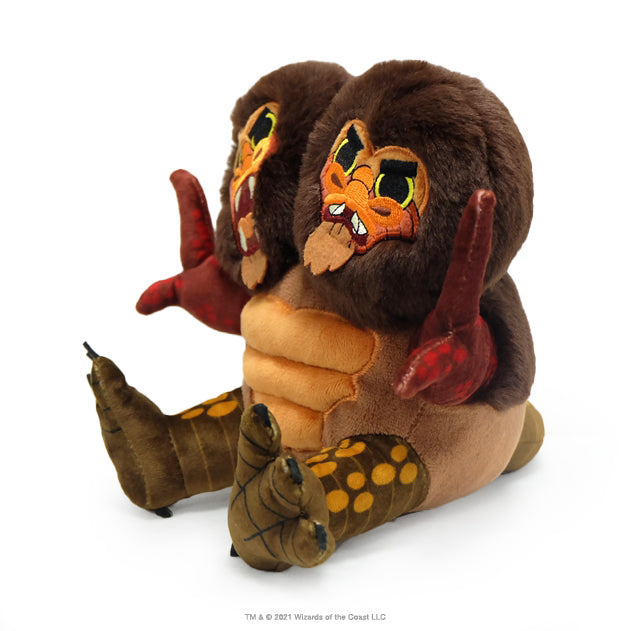 Dungeons & Dragons Demogorgon Phunny Plush by Kidrobot, soft stuffed toy with detailed Demogorgon features and vibrant colors.