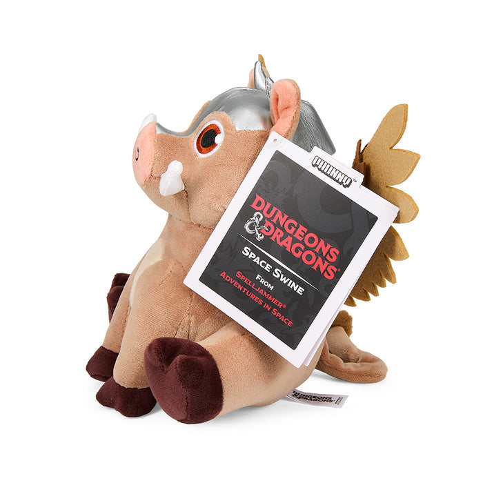 Dungeons & Dragons Giant Space Swine Phunny Plush, soft stuffed toy featuring a whimsical space-themed pig character.