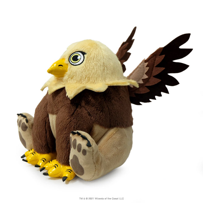 Dungeons & Dragons Griffon Phunny Plush by Kidrobot featuring a soft, detailed griffon character with vibrant colors and plush fabric.