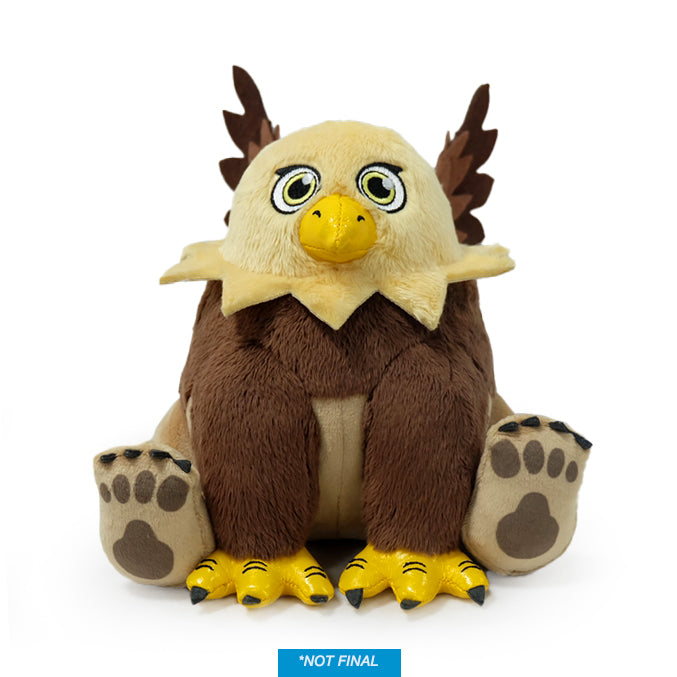 Dungeons & Dragons Griffon Phunny Plush by Kidrobot showing a soft, colorful griffon plush toy with detailed features.