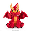 Dungeons & Dragons Red Dragon Phunny Plush by Kidrobot, soft and cuddly red dragon toy with detailed features.