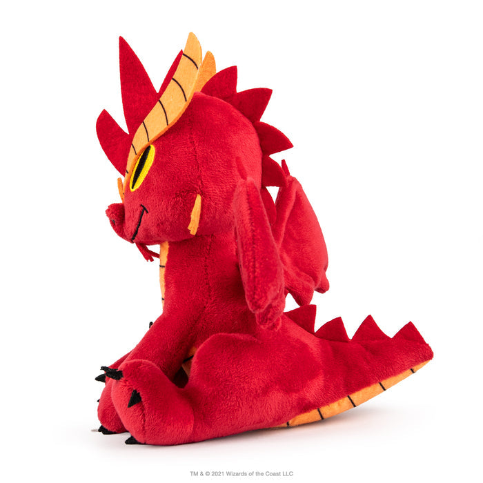 Red Dragon Phunny Plush by Kidrobot from Dungeons & Dragons, featuring a soft, detailed plush dragon with vibrant red scales.