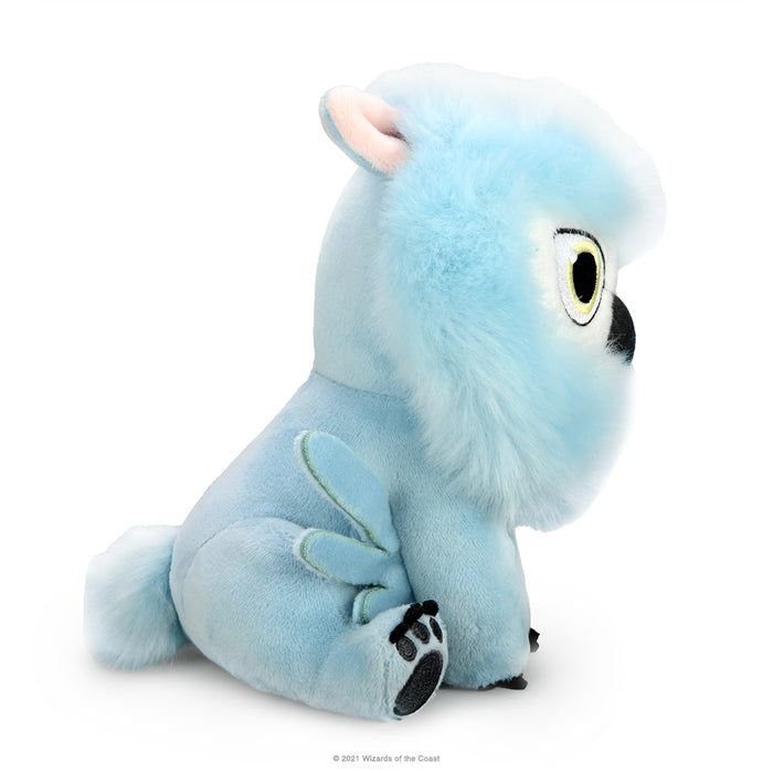 Dungeons & Dragons Snowy Owlbear Phunny plush toy with soft, detailed snowy owlbear design and plush fabric.