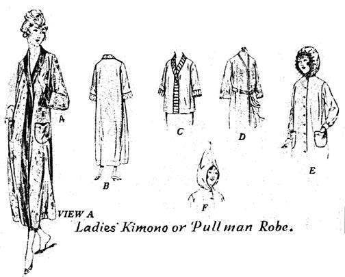 E-PATTERN 1923 Kimono E3168