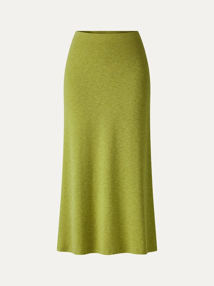 OGLmove Eco-Mousse® Side-Slit A-Line Midi Skirt