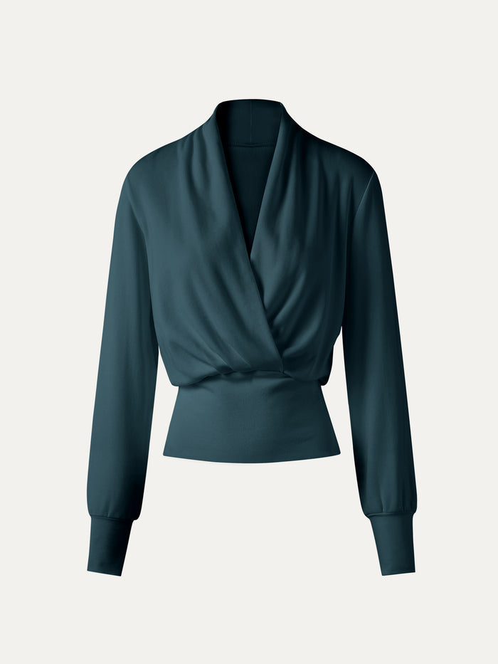 OGLmove Eco-Mousse® Long Sleeve Banded Hem Top