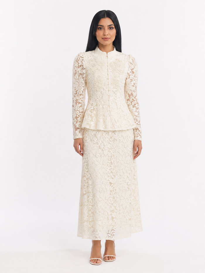 Elegant Lace Two-Piece Set - Classic