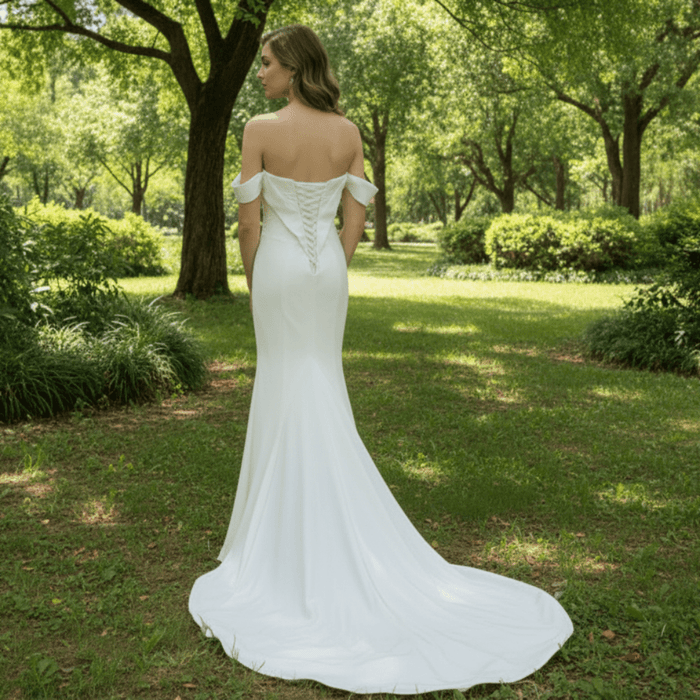 Elegant Mermaid Wedding Dresses Off-the-shoulder - Rosymae