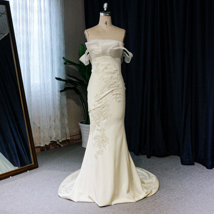 Elegant Mermaid Wedding Dresses Off-the-shoulder - Rosymae