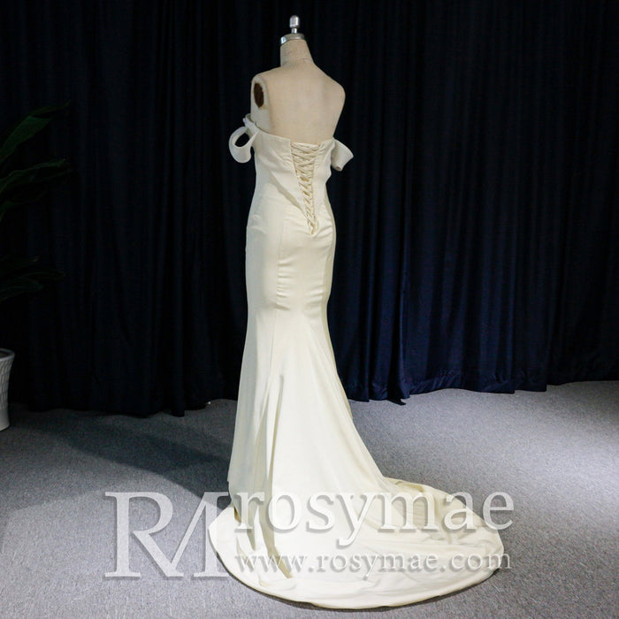 Elegant Mermaid Wedding Dresses Off-the-shoulder - Rosymae