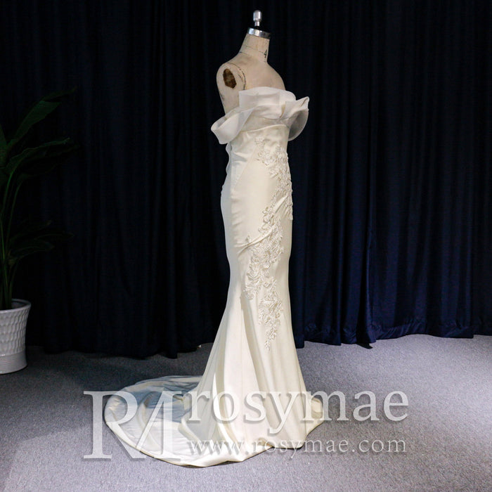 Elegant Mermaid Wedding Dresses Off-the-shoulder - Rosymae