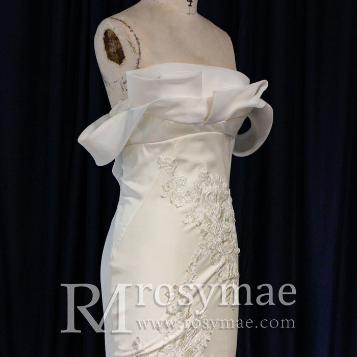 Elegant Mermaid Wedding Dresses Off-the-shoulder - Rosymae