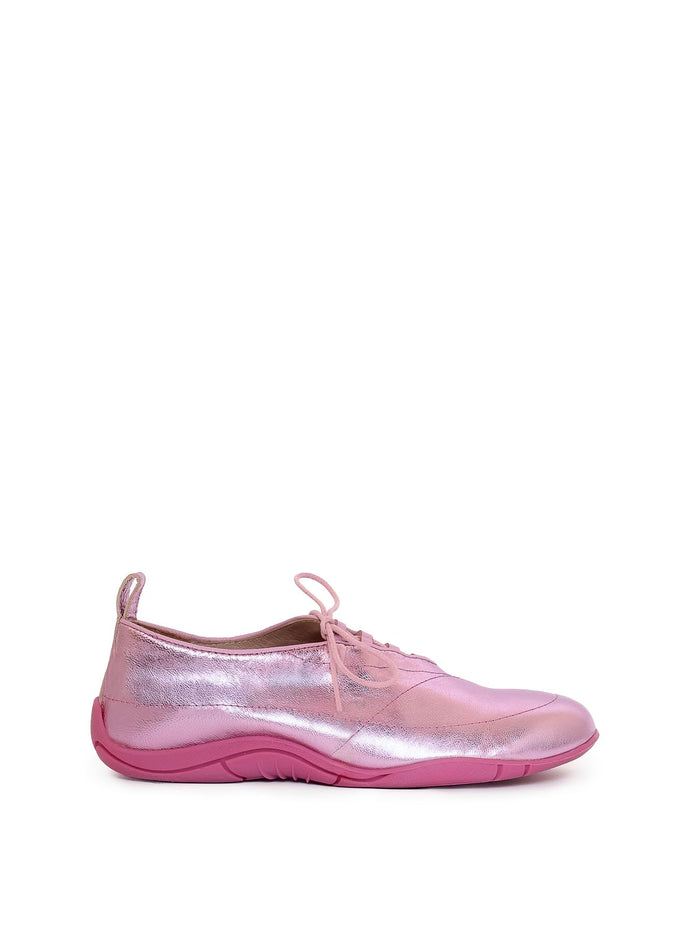 EF x Maguire Shoes COMING SOON - Eliza 24/7 Trainer in Pink Metallic