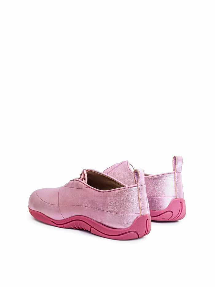 EF x Maguire Shoes COMING SOON - Eliza 24/7 Trainer in Pink Metallic