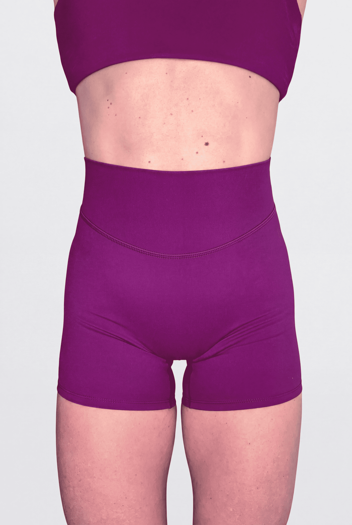 Embody Booty Shorts - Grape -  Size S