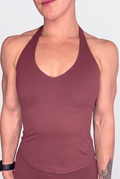 Embody Halter Tank - Hazelnut - Size S