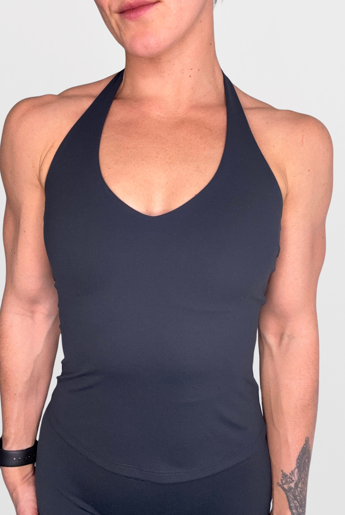 Embody Halter Tank - Hazelnut - Size S