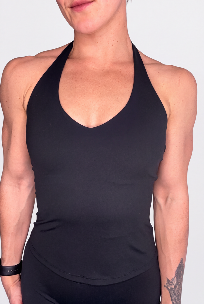 Embody Halter Tank - Hazelnut - Size S