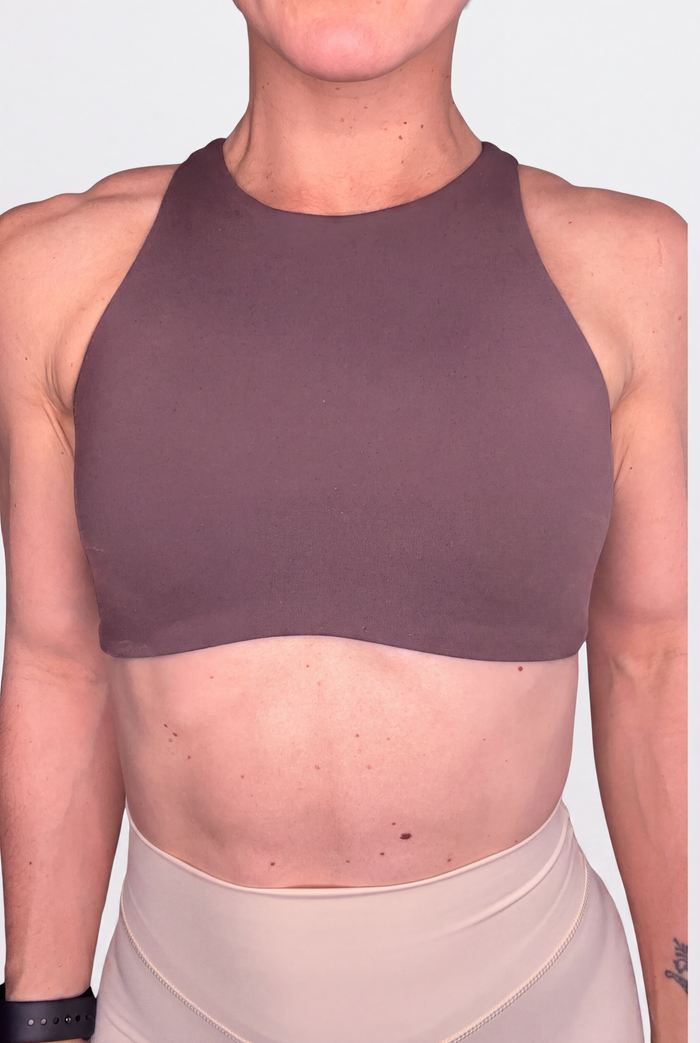 Embody High Neck Bra - Black - Size S