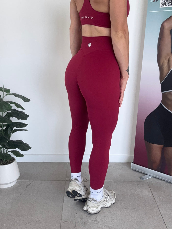 Embody Tights - Raspberry Red - Size S